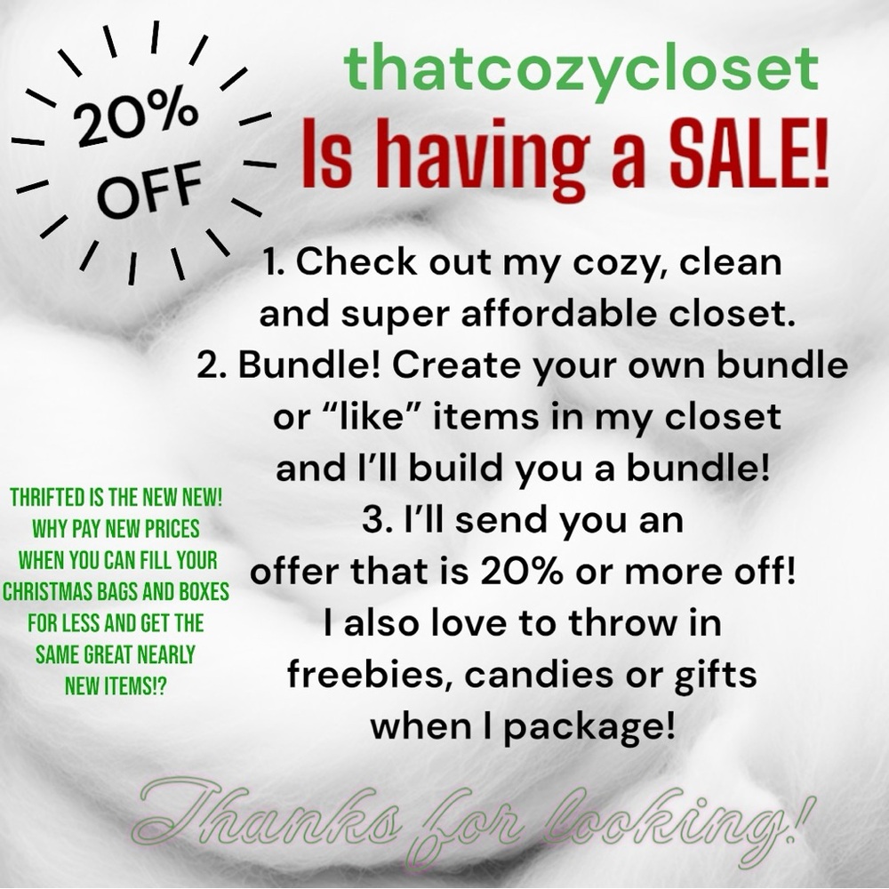 It’s real ya’ll! A closet full of the cutest deals! Come on over!